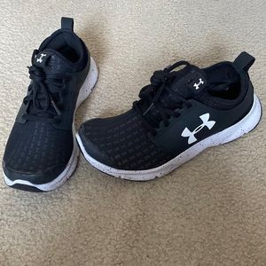 Under Armour Black and White Sneakers